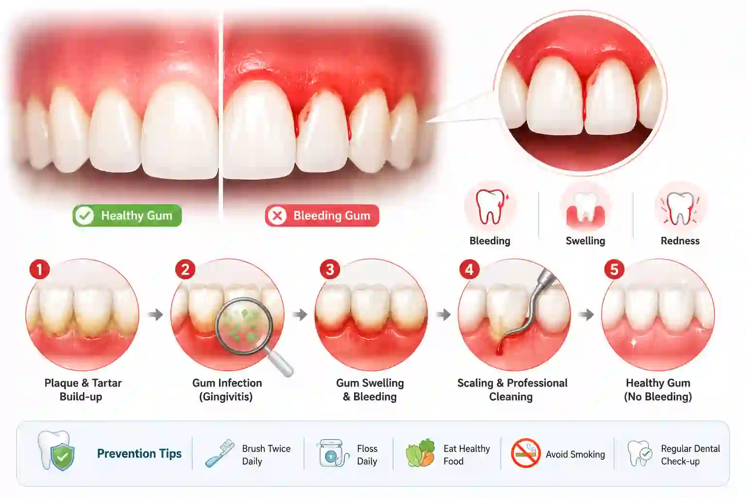 মাড়ি দিয়ে রক্ত পড়া (Bleeding Gum) service at Orchid Dental Clinic
